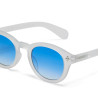 lunettes de soleil OKKIA Milano - Montures Transparent Clear, verres Glace Bleu, protection UV400 - OK048-TCL