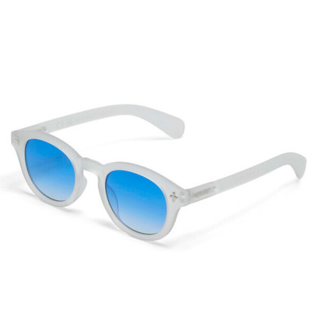 lunettes de soleil OKKIA Milano - Montures Transparent Clear, verres Glace Bleu, protection UV400 - OK048-TCL