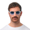 lunettes de soleil OKKIA Milano - Montures Transparent Clear, verres Glace Bleu, protection UV400 - OK048-TCL
