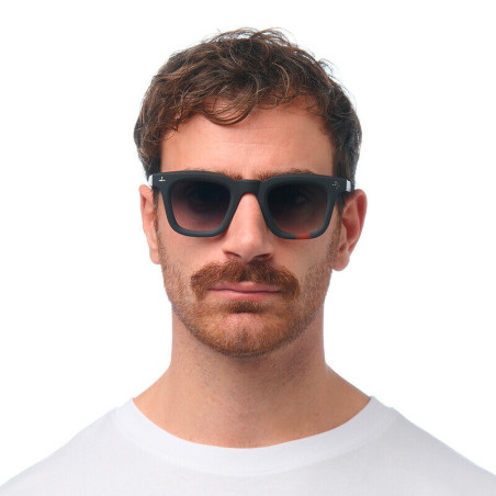 Lunettes de Soleil OKKIA Firenze - Monture Noir Havana et verres Green – Protection UV 400 | OK068-B3H-GR