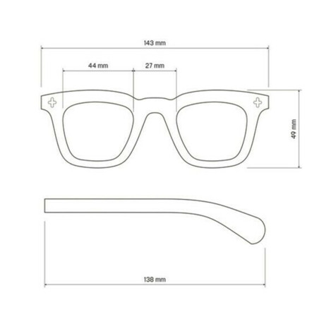 Lunettes de Soleil OKKIA Firenze - Dimensions – Protection UV 400 | référence OK068