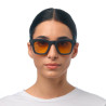 Lunettes de Soleil OKKIA Firenze - Monture Noir Havana et verres Jaune – Protection UV 400 | OK068-B3H-YE