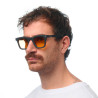 Lunettes de Soleil OKKIA Firenze - Monture Noir Havana et verres Jaune – Protection UV 400 | OK068-B3H-YE