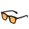 Lunettes de Soleil OKKIA Firenze - Monture Noir Havana et verres Jaune – Protection UV 400 | OK068-B3H-YE