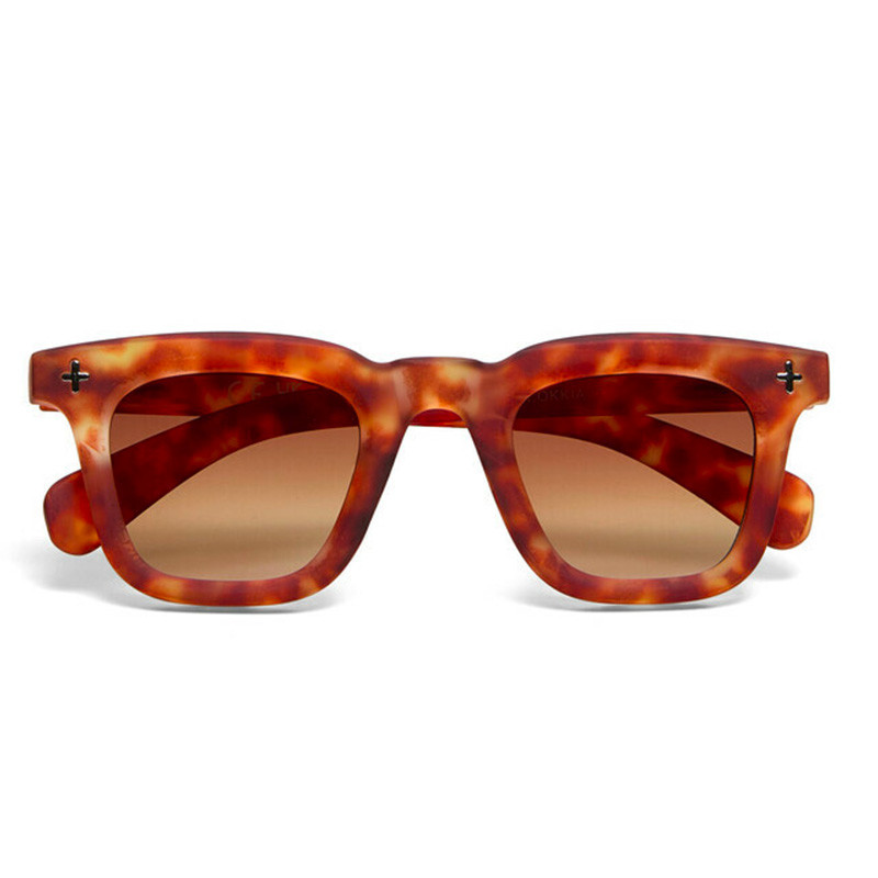 Lunettes de Soleil OKKIA Firenze - Monture Sahara Havana et verres Marron – Protection UV 400 | OK068- SH-BR