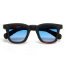 Lunettes de Soleil OKKIA Firenze - Monture Noir Havana et verres Bleu – Protection UV 400 | OK068-B3H-BL