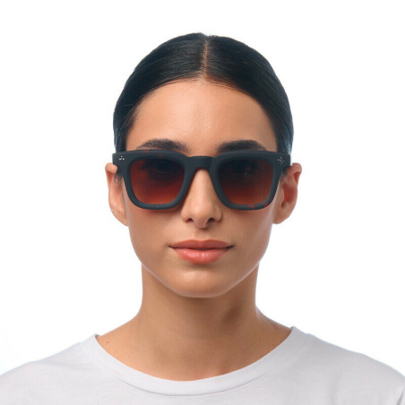 Lunettes de Soleil OKKIA Firenze - Monture Noir Havana et verres Marron – Protection UV 400 | OK068-B3H-BR