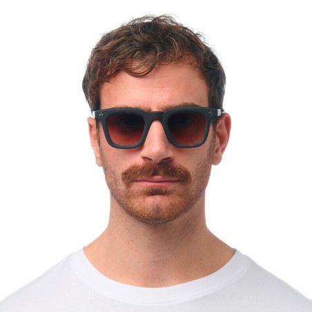 Lunettes de Soleil OKKIA Firenze - Monture Noir Havana et verres Marron – Protection UV 400 | OK068-B3H-BR