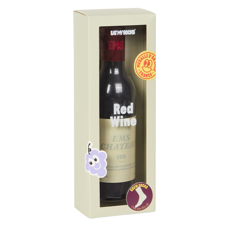 Chaussettes originales Red Wine Eat My Socks - Taille Unique du 36 au 46