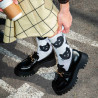 Chaussettes originales Eat My Socks motif Cat - Taille unique qui va du 36 au 46