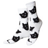 Chaussettes originales Eat My Socks motif Cat - Taille unique qui va du 36 au 46