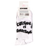 Chaussettes originales Eat My Socks motif Cat - Taille unique qui va du 36 au 46