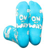 Chaussettes fantaisie Flat Socks motif LATE BUNNY - Taille unique qui va du 36 au 46