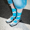 Paire de chaussettes Eat My Socks style pop - Motif Clouds - Taille unique qui va du 36 au 46