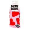 Chaussettes lifestyle homme femme Eat My Socks - Motif Love - Taille unique qui va du 36 au 46