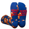 Chaussettes fantaisie Flat Socks motif Teaddy Bear - Taille unique qui va du 36 au 46