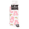 Chaussettes Eat My Socks Teddy Bear Ranbow - l'arc en ciel pop à vos pieds - Taille unique qui va du 36 au 46