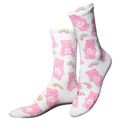 Chaussettes Eat My Socks Teddy Bear Ranbow - l'arc en ciel pop à vos pieds - Taille unique qui va du 36 au 46