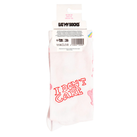 Chaussettes Eat My Socks Teddy Bear Ranbow - l'arc en ciel pop à vos pieds - Taille unique qui va du 36 au 46