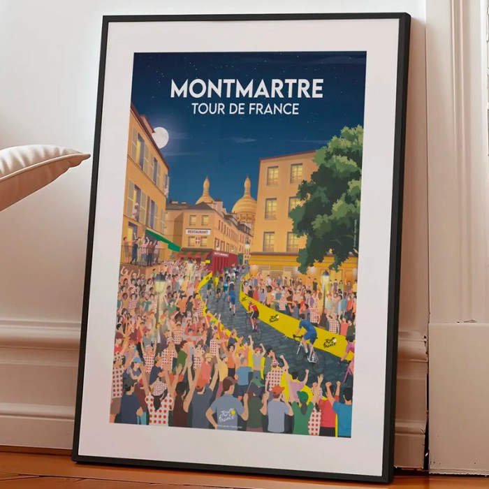 Tour de France 2026 - Affiche officielle - Étape Montmartre