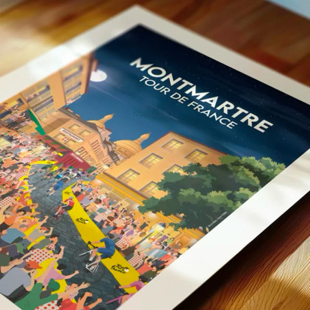 Tour de France 2026 - Affiche officielle - Étape Montmartre