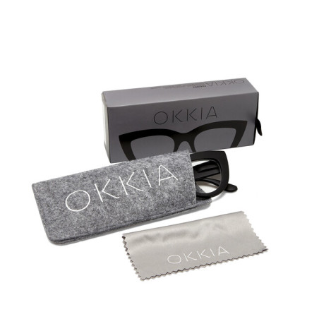 Lunettes de Lecture OKKIA Claudia Big Cat Eye OK023 | Style Cat Eye Élégant