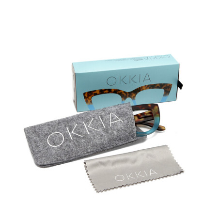 Lunettes de Lecture OKKIA Claudia Big Cat Eye OK023 | Style Élégant