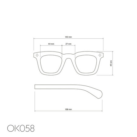 Lunettes de lecture OKKIA Firenze OK058 | Monture Homme et Femme
