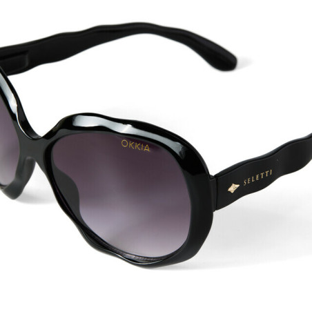 Lunettes de Soleil Seletti x OKKIA California Black – OKS05BB – style oversize iconique et élégance contemporaine au quotidien