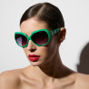 Lunettes de Soleil Seletti x OKKIA California Green – OKS05GR – style oversize iconique et élégance contemporaine au quotidien
