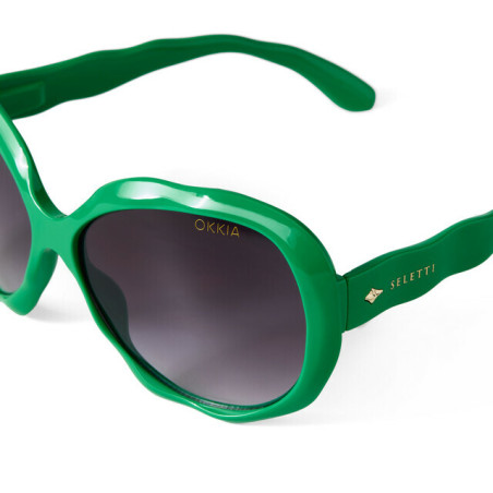 Lunettes de Soleil Seletti x OKKIA California Green – OKS05GR – style oversize iconique et élégance contemporaine au quotidien