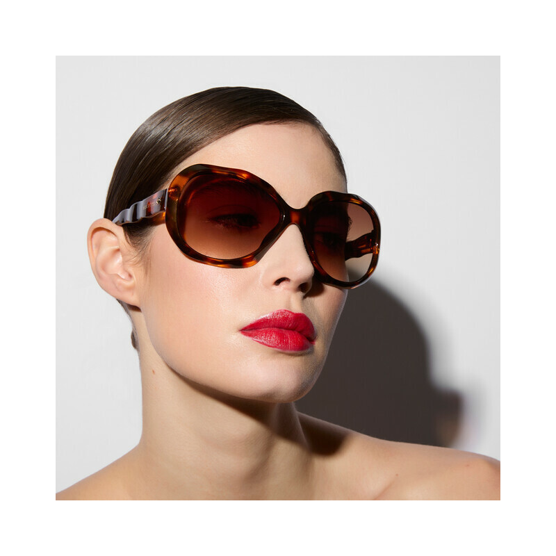 Lunettes de Soleil Seletti x OKKIA California Havana – OKS05CHG – style oversize iconique et élégance contemporaine au quotidien