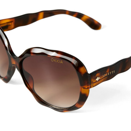 Lunettes de Soleil Seletti x OKKIA California Havana – OKS05CHG – style oversize iconique et élégance contemporaine au quotidien