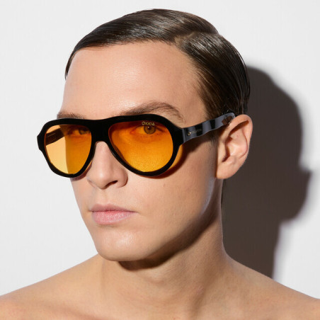 Lunettes de Soleil Seletti x OKKIA - Florida Black OKS04BY – style italien tendance et confort visuel sous le soleil