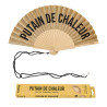 Éventail Fisura pailleté, PutaIn de Chaleur |accessoire tendance pour l'été et les festivals.