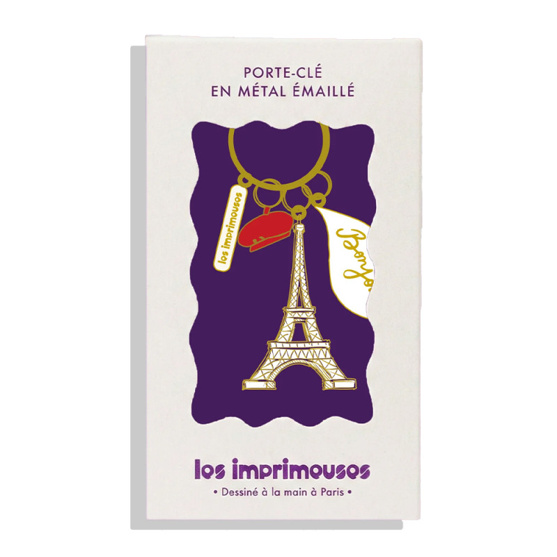 Les symboles incontournables de Paris réunis dans un seul accessoire. la clef de l'élégance parisienne.