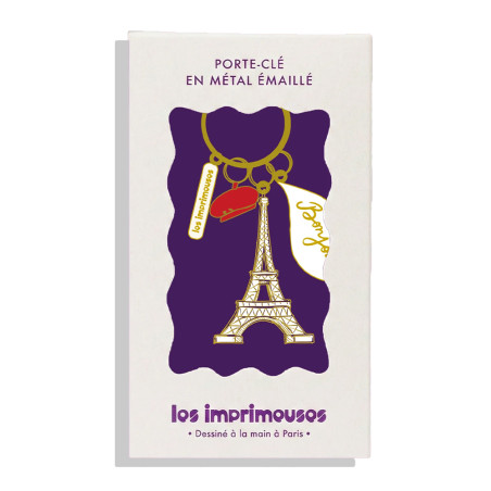 Les symboles incontournables de Paris réunis dans un seul accessoire. la clef de l'élégance parisienne.