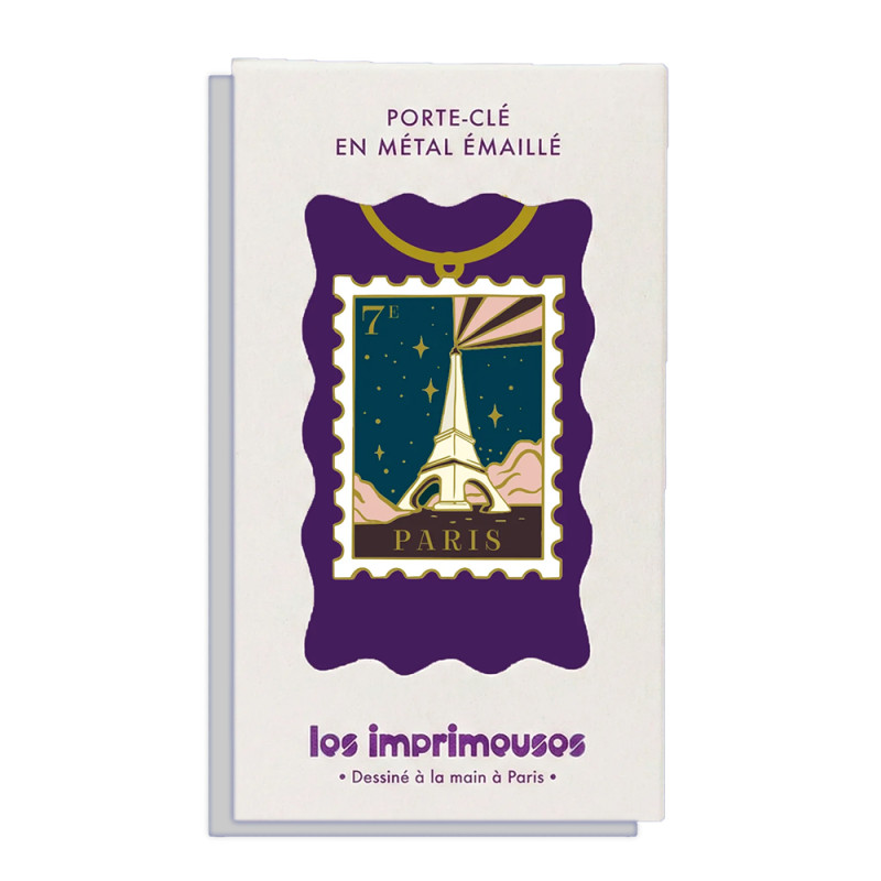 Toute la magie de Paris la nuit dans un porte-clés élégant qui l'atmosphère unique de la capitale.