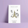 Pin’s Gold Lady Eiffel Les Imprimeuses : L'hommage raffiné à la Dame de Fer parisienne.