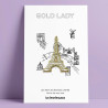 Pin’s Gold Lady Eiffel Les Imprimeuses : L'hommage raffiné à la Dame de Fer parisienne.