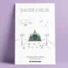 Pin’s Sacré-Cœur Les Imprimeuses, création parisienne chic et élégante au coeur de Montmartre.