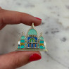 Pin’s Sacré-Cœur Les Imprimeuses, création parisienne chic et élégante au coeur de Montmartre.
