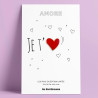 Pin’s Amour Cœur Rouge, Les Imprimeuses signent l'amour et de passion.