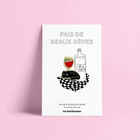 Pin’s Chat Noir et Verre de Vin, une création originale mêlant humour et art de vivre.