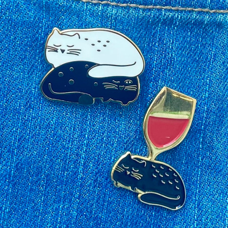 Les Pin’s des Chats des Imprimeuses