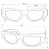 Lunettes de Soleil Seletti x OKKIA - Colorado Black OKS03BY – style italien audacieux et confort visuel sous le soleil