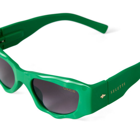 Lunettes de Soleil Seletti x OKKIA - Colorado Green OKS03GR – style italien audacieux et confort visuel sous le soleil