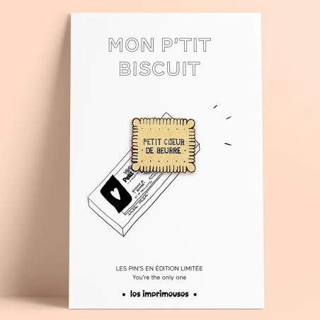 Pin’s Petit Cœur de Beurre , un symbole gourmand et tendre à porter au quotidien.