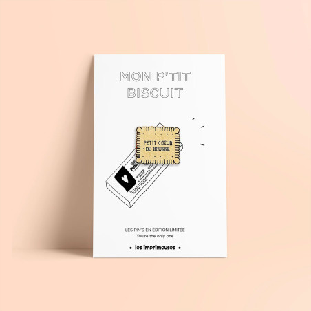 Pin’s Petit Cœur de Beurre , un symbole gourmand et tendre à porter au quotidien.