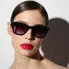 Lunettes de Soleil Seletti x OKKIA - Dakota Black OKS02BB – monture tendance aux lignes affirmées et protection UV optimale